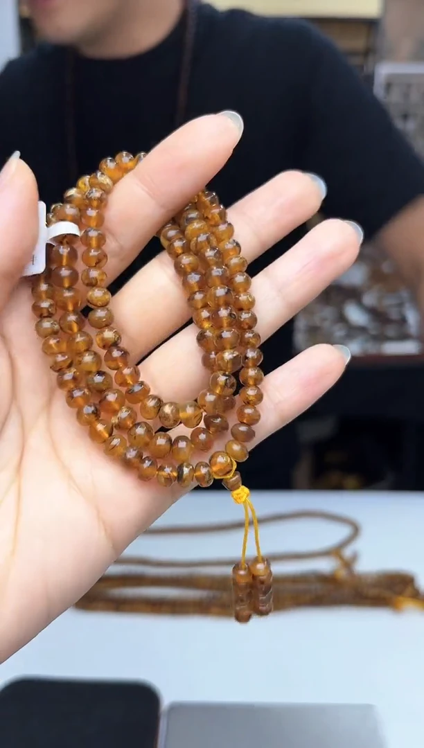 未镶嵌琥珀裸石抚顺琥珀6+蜜蜡多圈