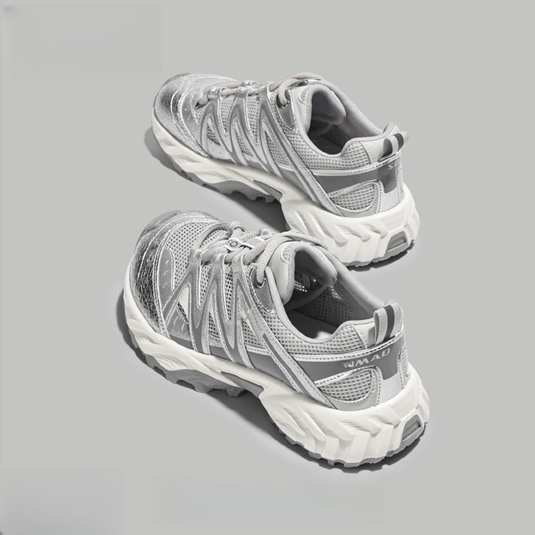 歌诗茵老爹鞋女薄款2025新款夏季透气跑步鞋百搭厚底休闲鞋潮