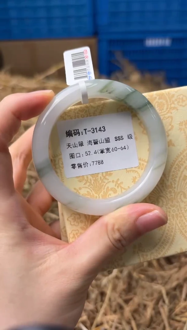 未镶嵌手镯石英质玉T-3143