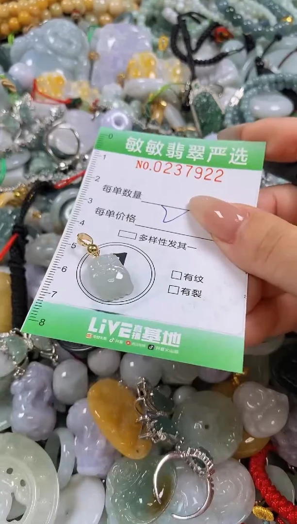 翡翠未镶嵌颈饰闪购0237922