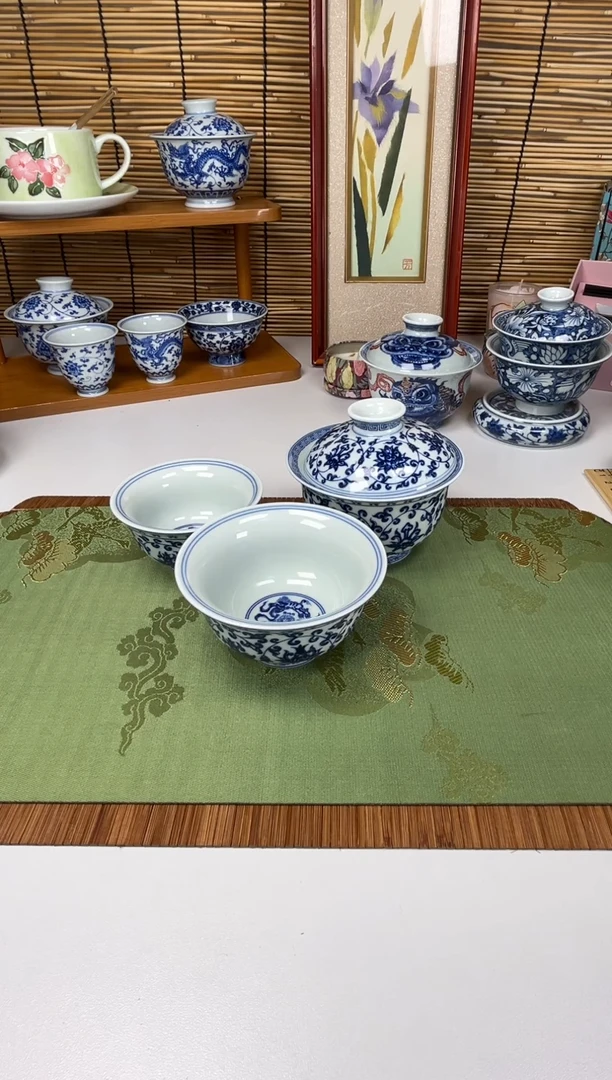 缠枝莲三件套1111