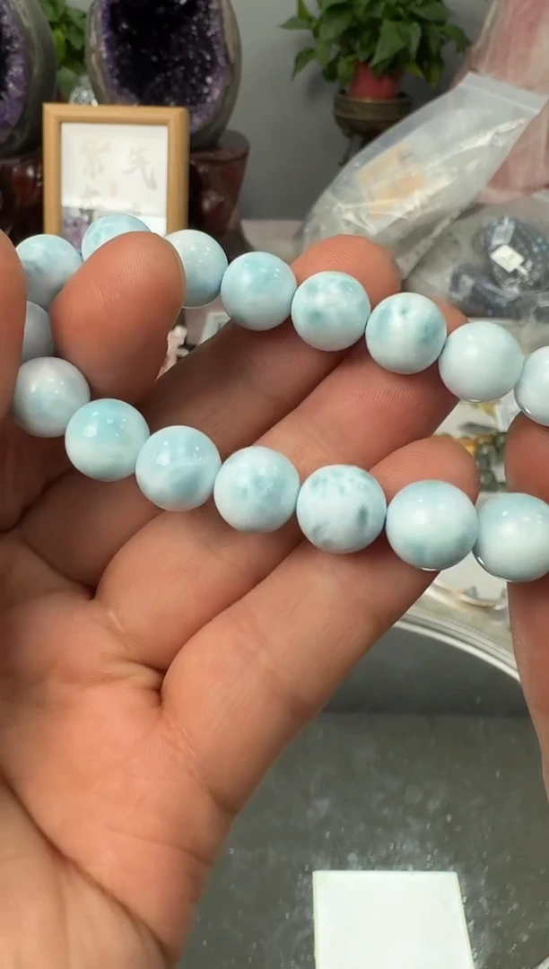 【闪购商品】针钠钙石（海纹石）手链未镶嵌XL4773约10mm