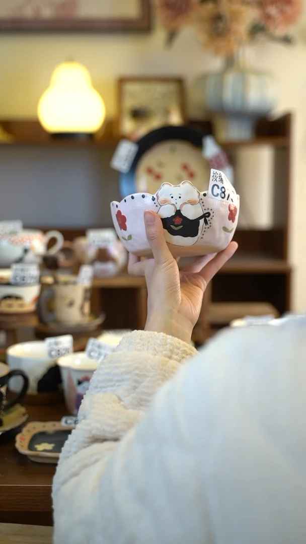 摆件陶C873 阿满屋手工手作陶瓷