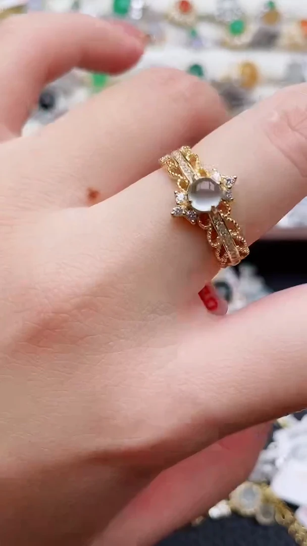 银S925镶嵌戒指翡翠42