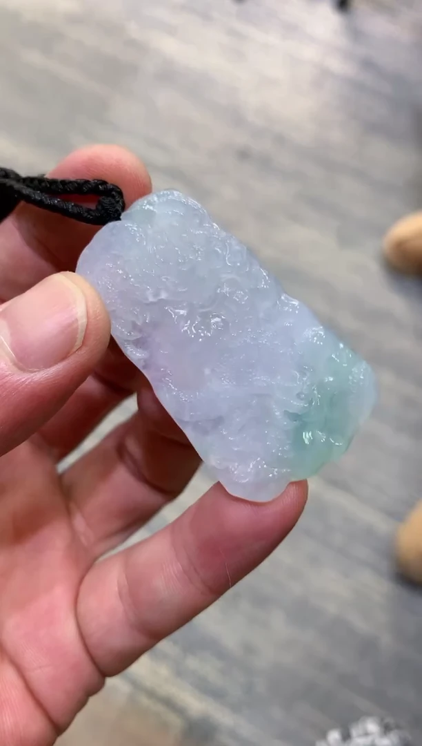 颈饰未镶嵌翡翠天然A货翡翠