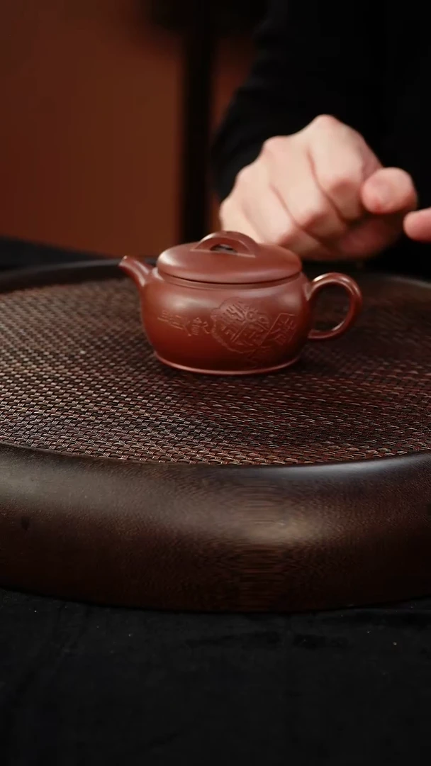 茶壶紫砂汉瓦 底槽清