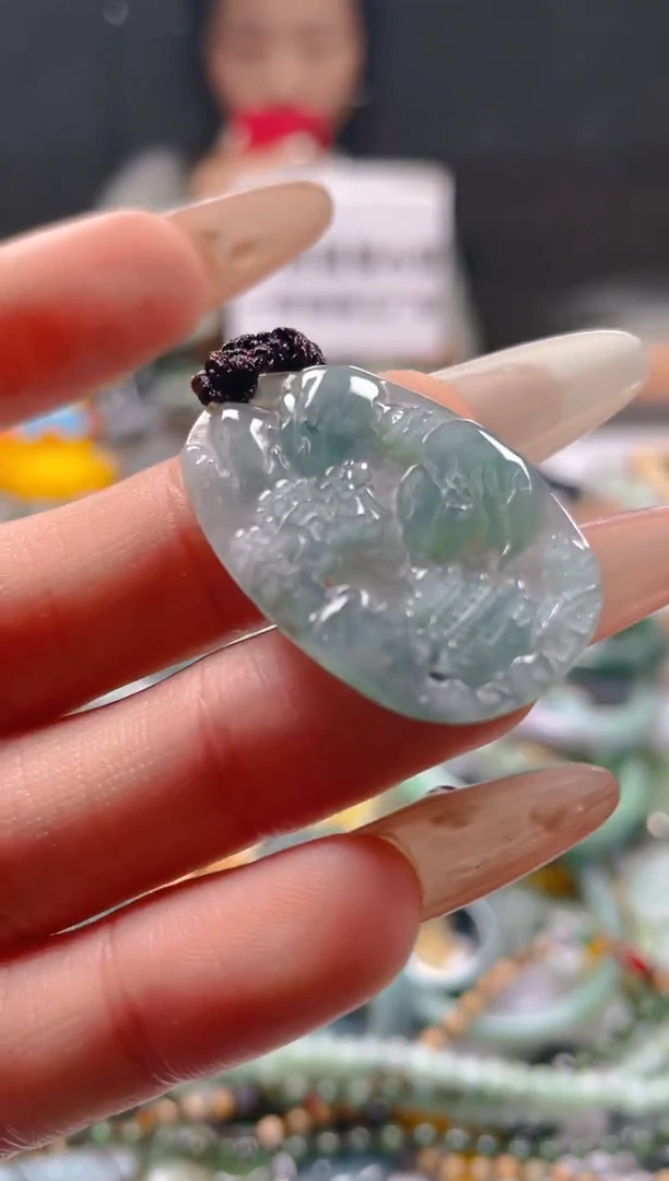 【闪购商品】翡翠颈饰未镶嵌/J/翡翠A货一图一物