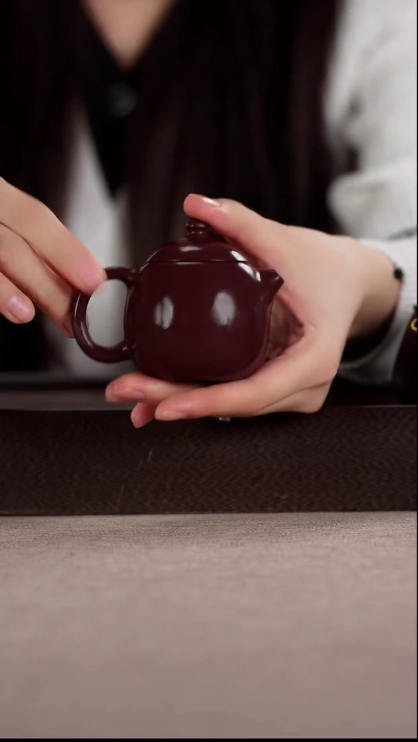 茶壶紫砂紫袍玉砂精工小龙蛋