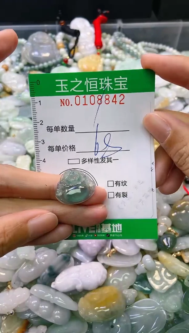 翡翠未镶嵌颈饰闪购0108842