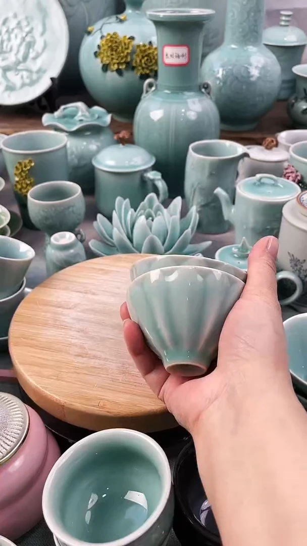 【闪购商品】特价 微瑕 慧仙青瓷