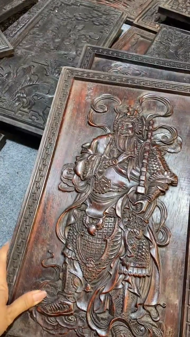 香榧木紫檀拆件雕刻板以直播间实物为准