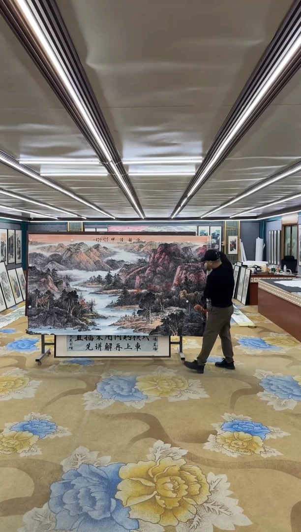 绘画M邵明义-大丈二-山水国画