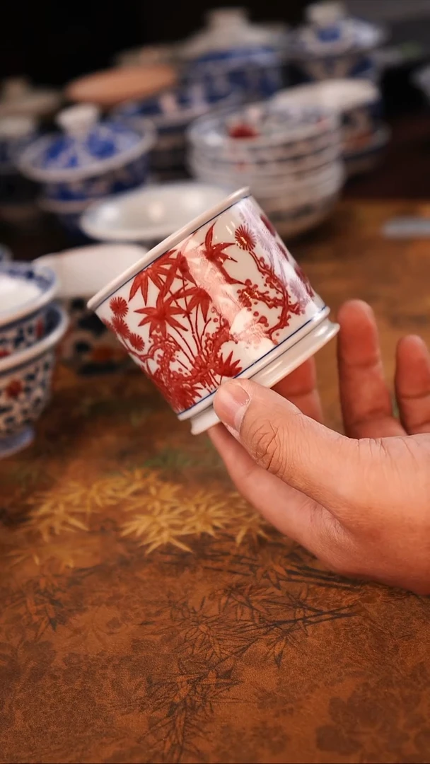 景德镇手工手绘茶器-77