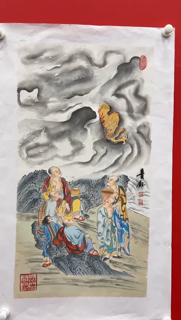 国画鲁钰展览精品