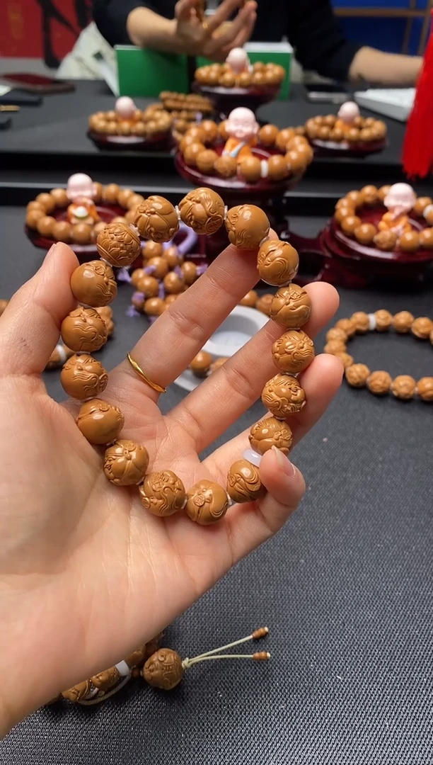 手串猴头核桃可爱财神1.35