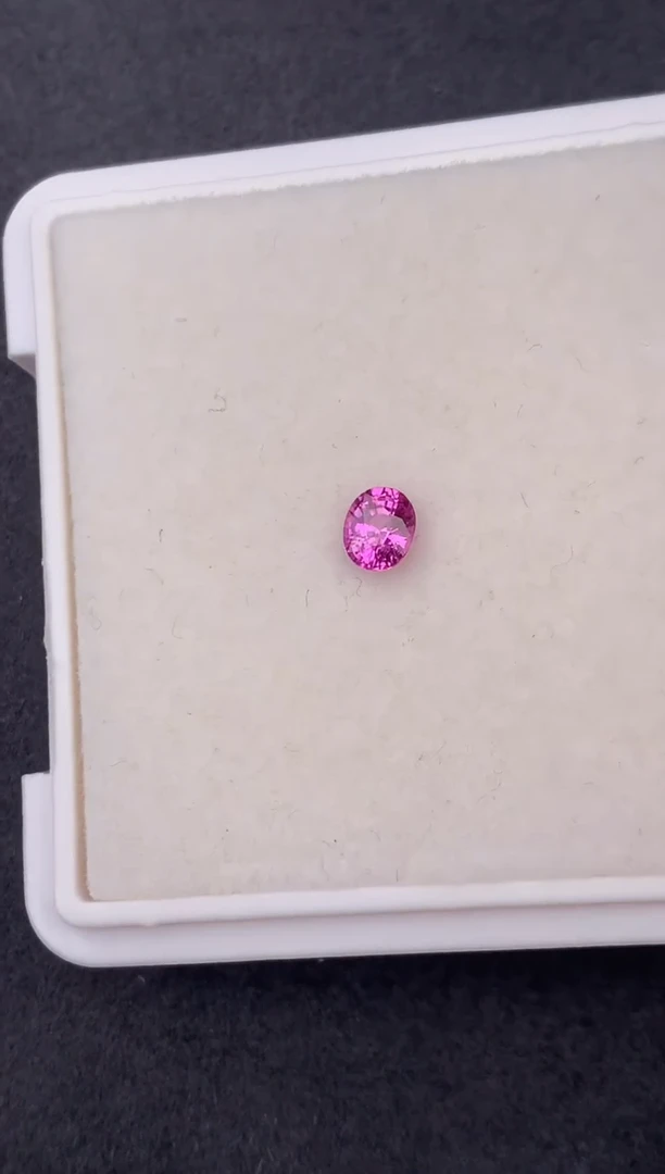 裸石彩色蓝宝石0.63ct粉蓝宝  定制  FH