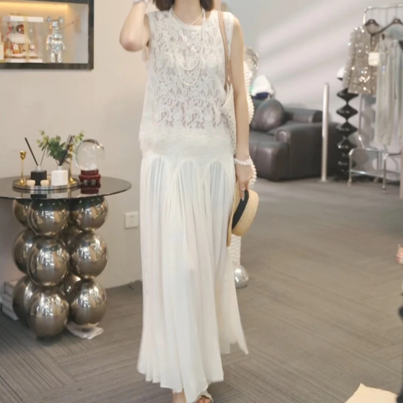 【星织月裳】2025春季新款时尚气质休闲上衣+裙子套装LK2503326