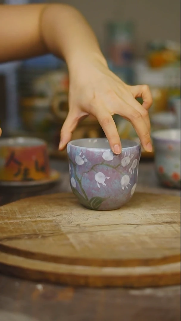 瓷片景德镇手绘同款213