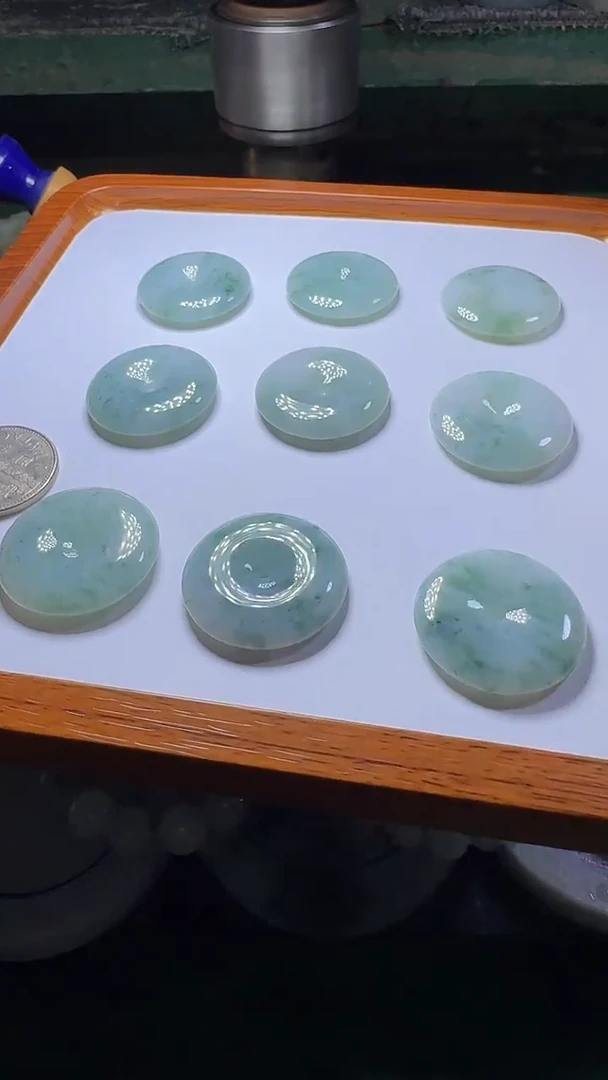 颈饰未镶嵌翡翠飘花平安扣多样性发一件