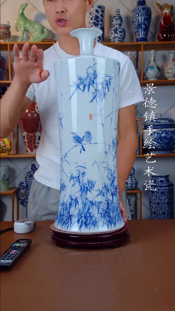 现代景德镇手工手绘陶瓷摆件27