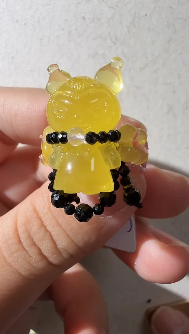 未镶嵌蜜蜡戒指蜜蜡戒指