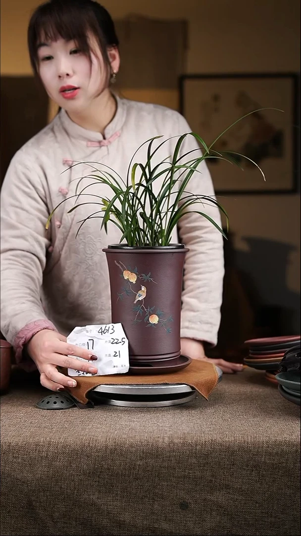 【闪购商品】紫砂花盆紫砂花盆4613+z