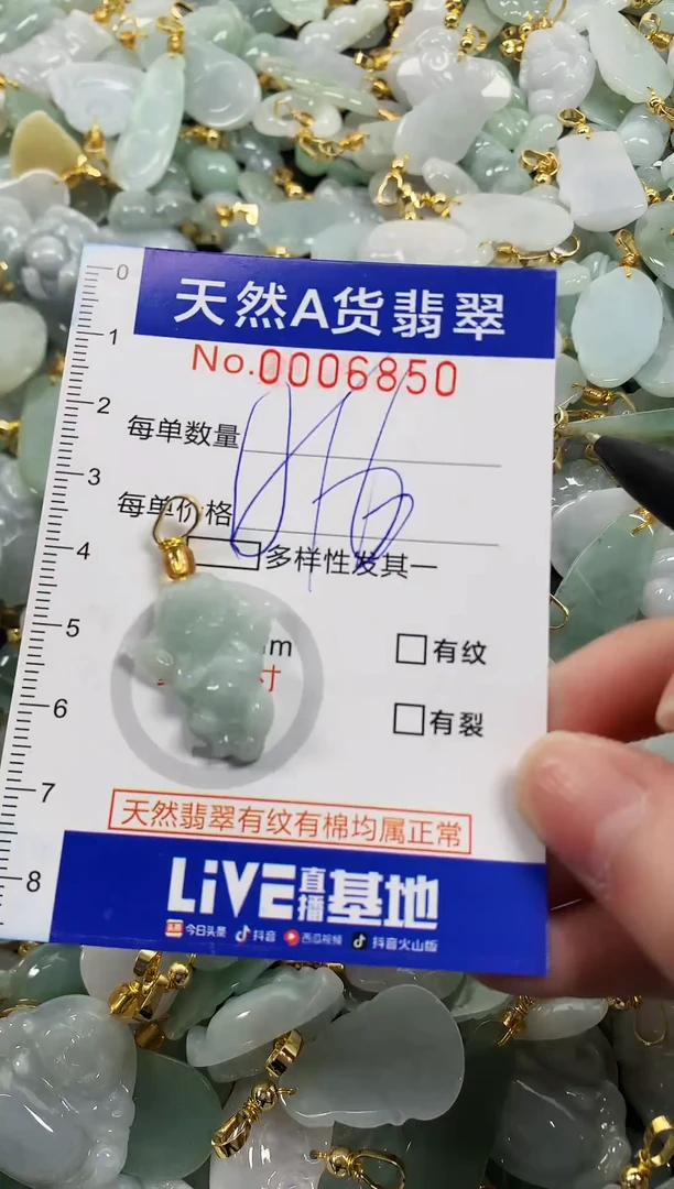 颈饰未镶嵌翡翠天然a货翡翠