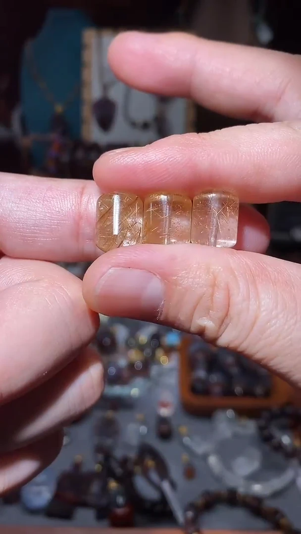 发晶桶珠未镶嵌水晶多样发一个