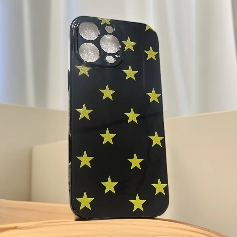 满屏星星适用iPhone16promax华为超薄x手机壳OPPO小米VIVO苹果15p