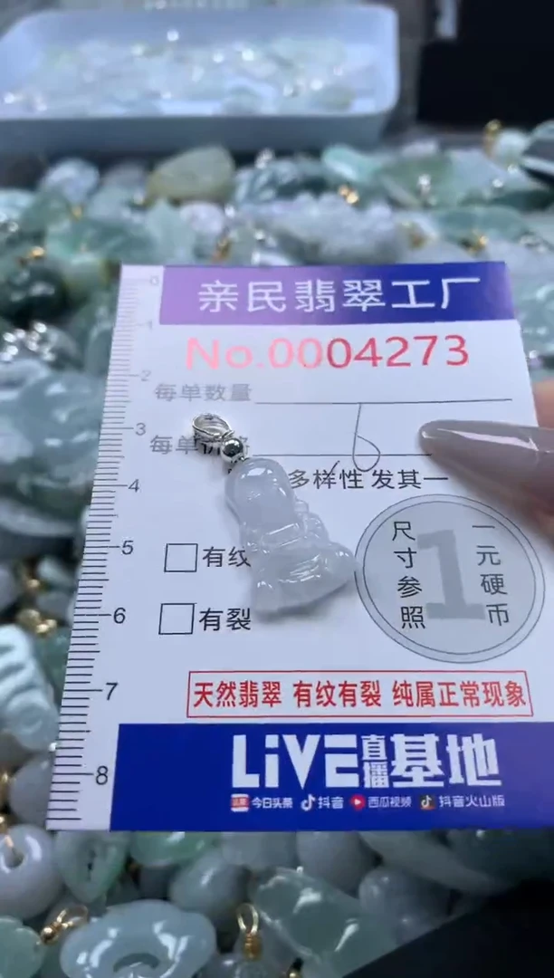 颈饰未镶嵌翡翠4273