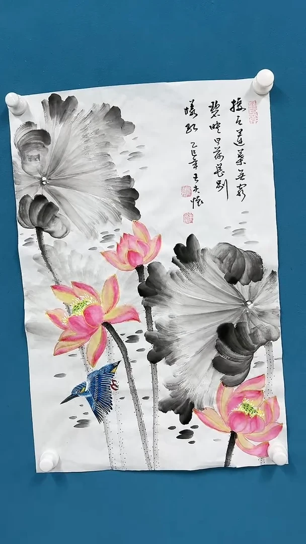 【闪购商品】国画2.11-王夫怀四尺三开花鸟-21