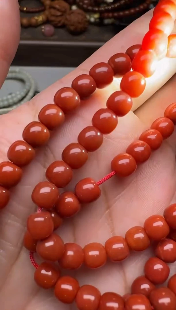 南红玛瑙南红长串未镶嵌南红长串