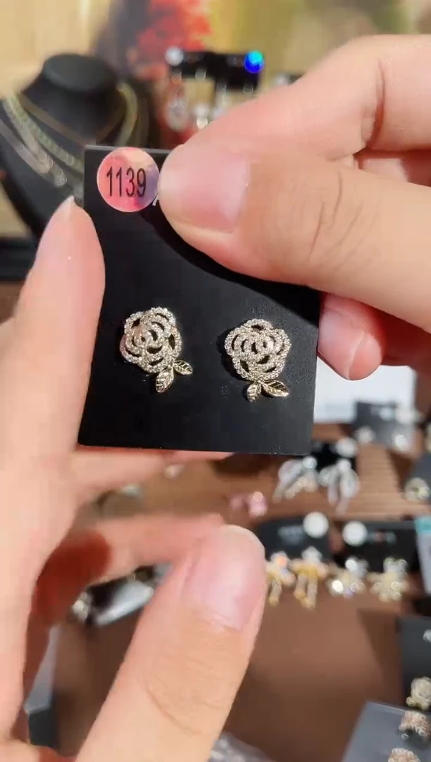 铜合金合成立方氧化锆925银豆1139