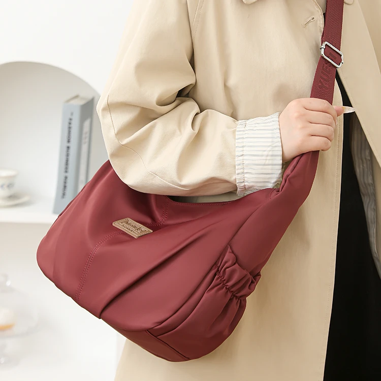 百搭挎包男女款斜挎包饺子包出游2025春季新款-5006-5005单肩包