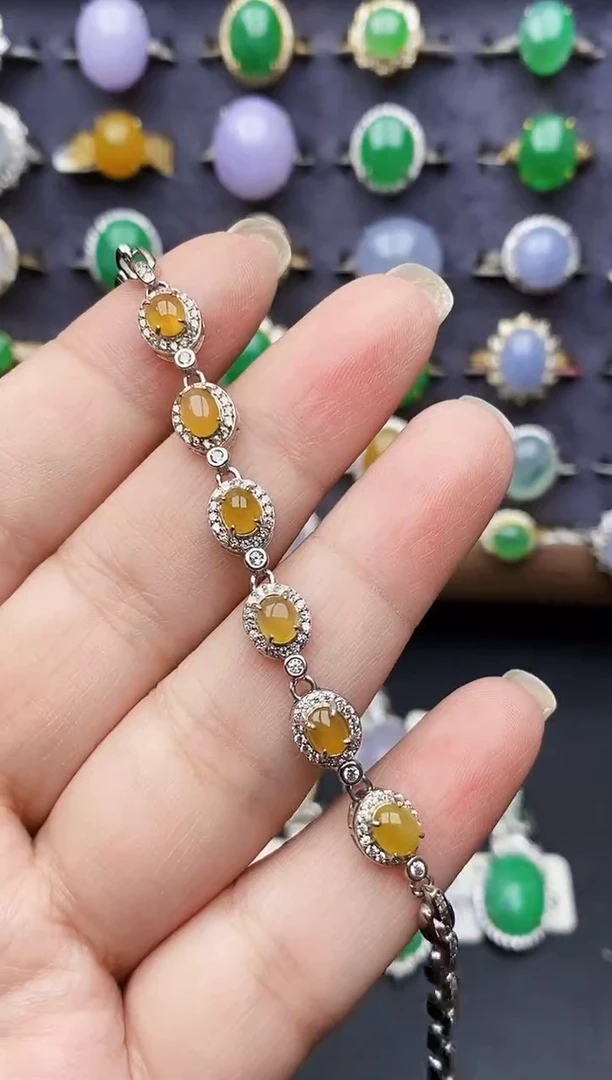 银S925镶嵌戒指翡翠1132