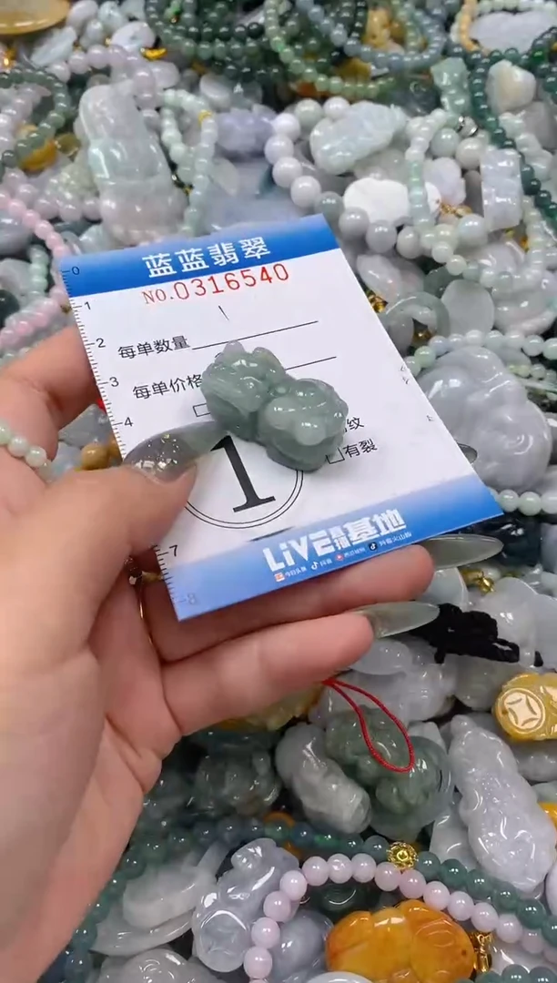 翡翠未镶嵌颈饰闪购0316540