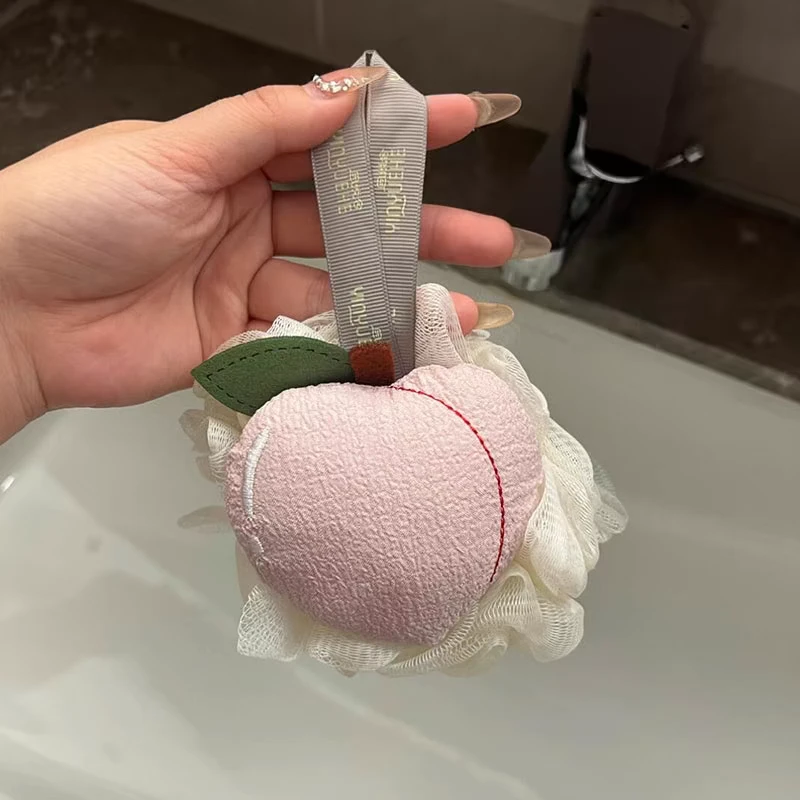 水果沐浴球卡通高颜值洗澡搓澡两用浴花牢固柔软不散花起泡球JY