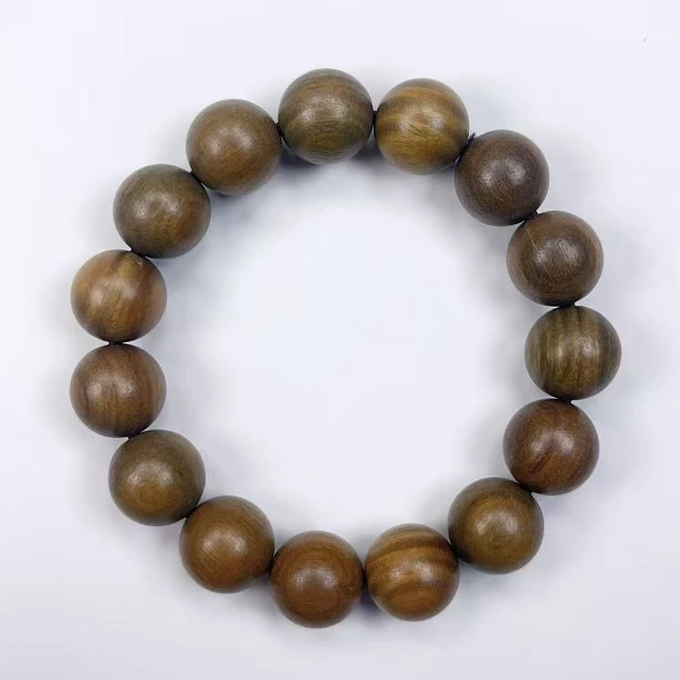 绿檀1.5圆珠手串6006