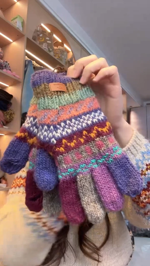 羊毛福**子040手套