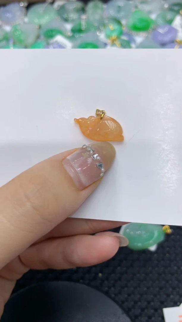 【闪购商品】翡翠颈饰18K金镶嵌222222222