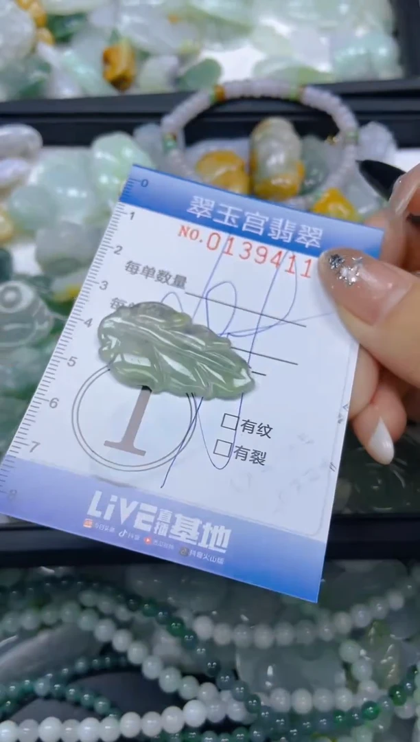 翡翠未镶嵌颈饰闪购0139411