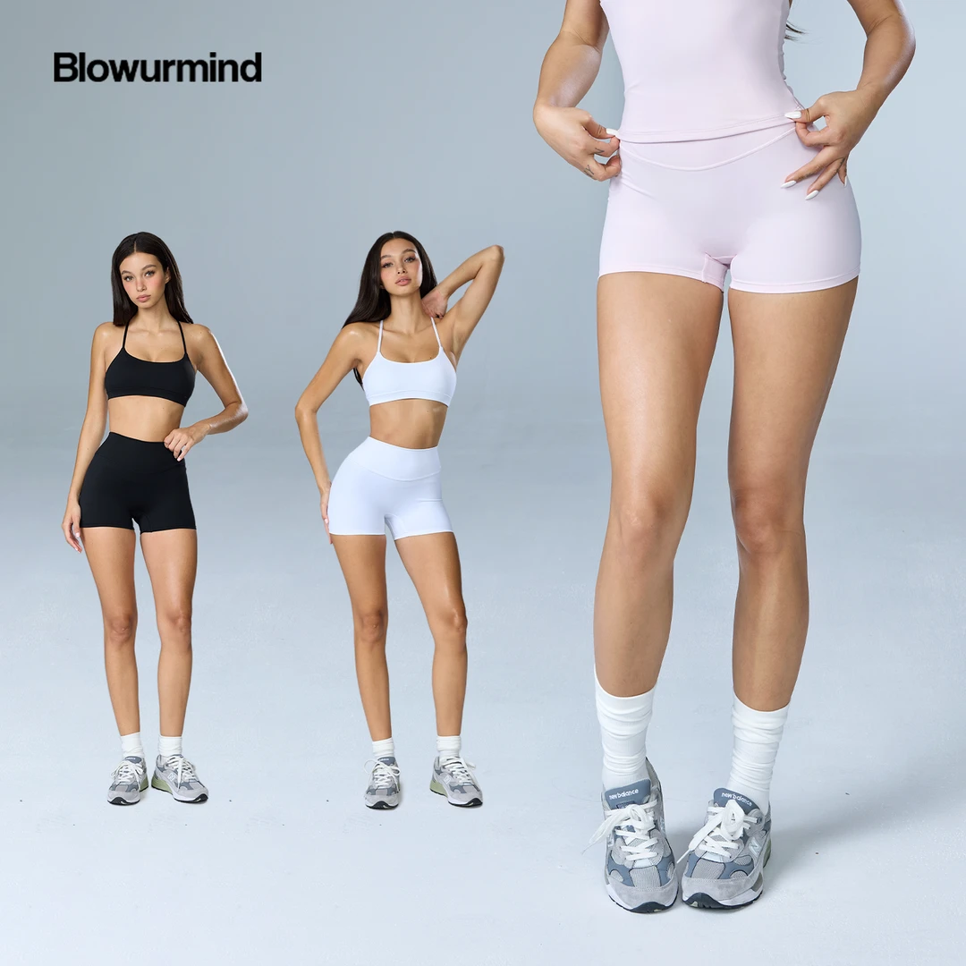 BUM【收腹美臀】高密高弹不显尴尬区运动健身休闲瑜伽四分短裤