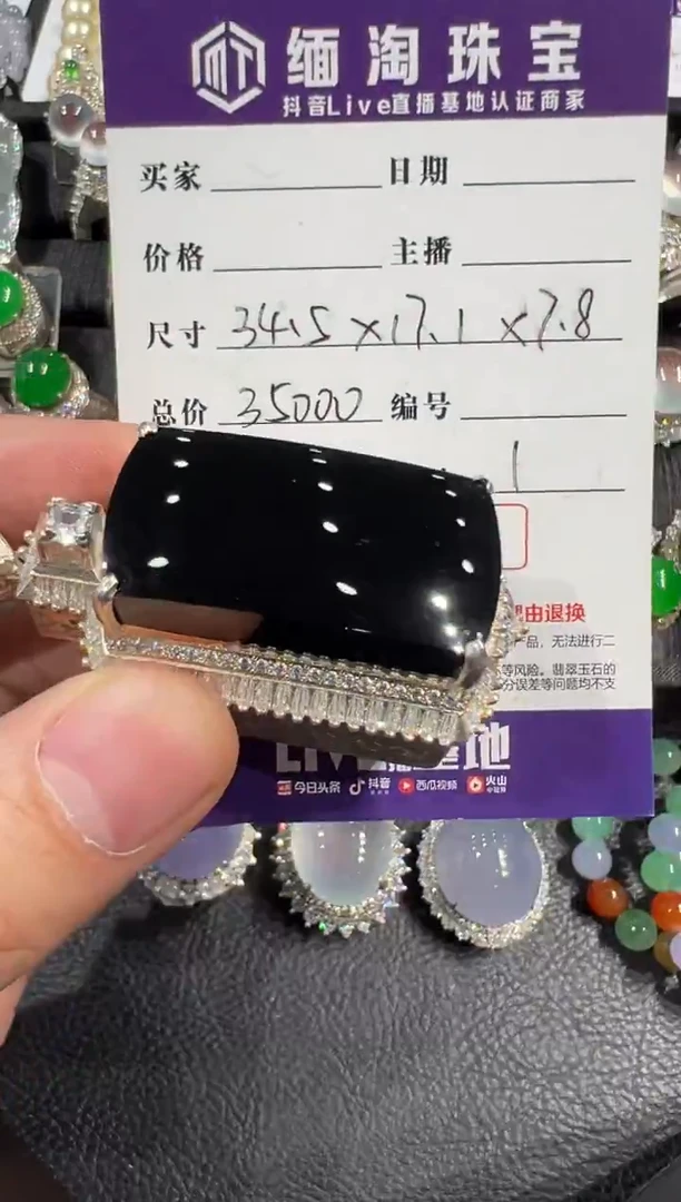 未镶嵌定制翡翠墨翠