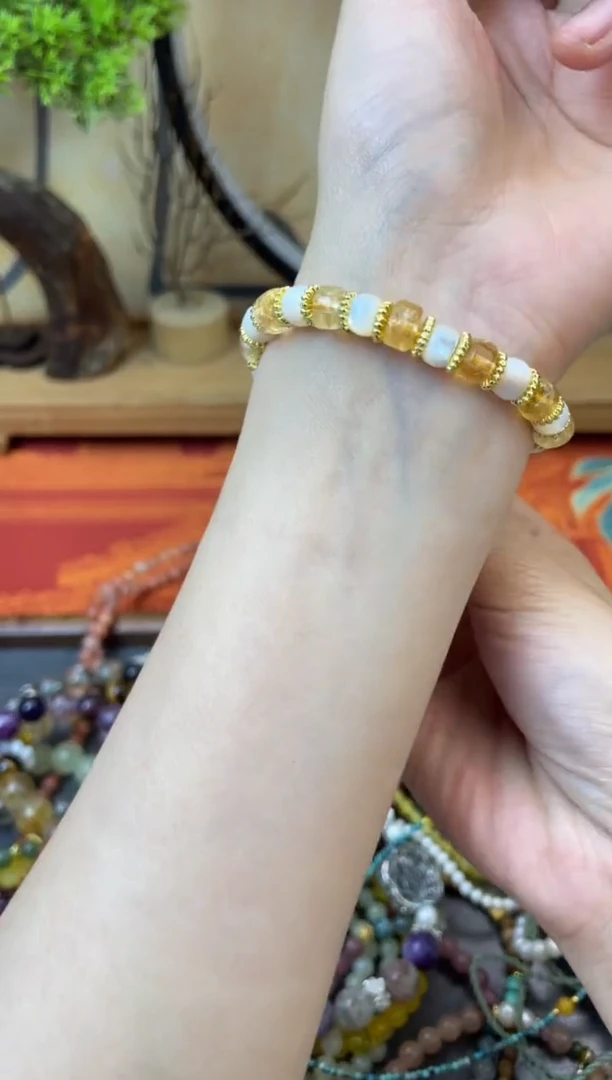 【闪购商品】黄晶手链未镶嵌307手串