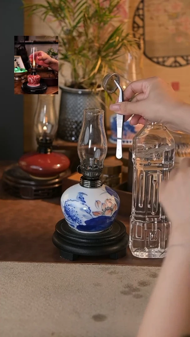 景德镇陶瓷香薰灯摆件