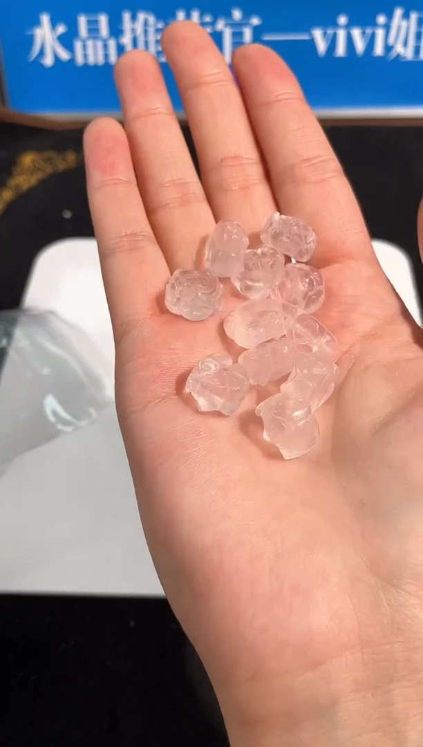 【闪购商品】水晶手链未镶嵌32号粉晶莲花配件