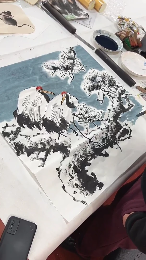 国画李火庆/国画/花鸟