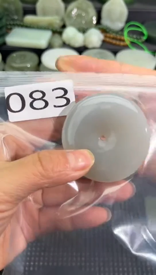 未镶嵌和田玉珠宝半成品扣子