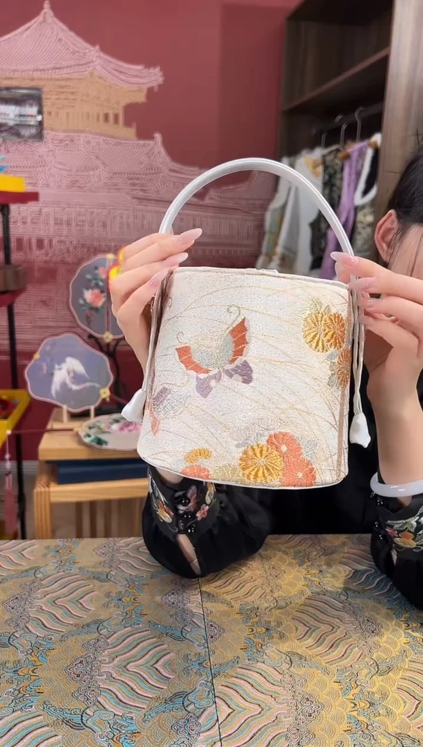 【闪购商品】刺绣非遗  手工西阵织包包