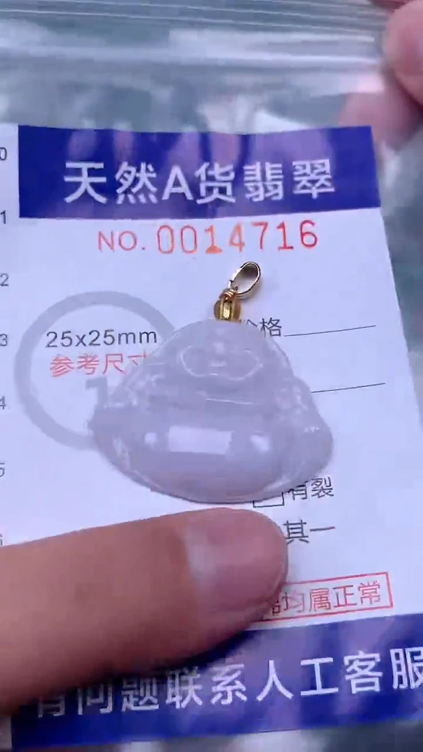 吊坠(赠链)未镶嵌翡翠11